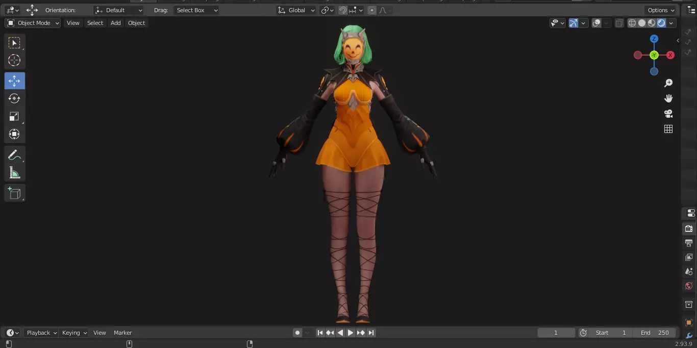 The First Descendant Skin 19 3D model_6