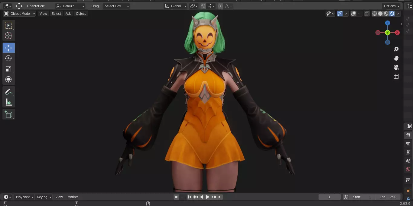 The First Descendant Skin 19 3D model_5