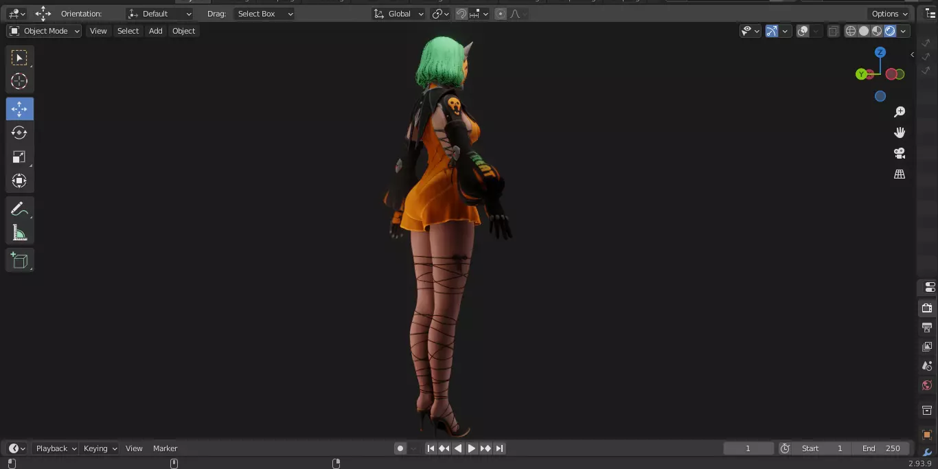 The First Descendant Skin 19 3D model_10