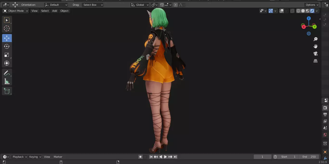 The First Descendant Skin 19 3D model_8