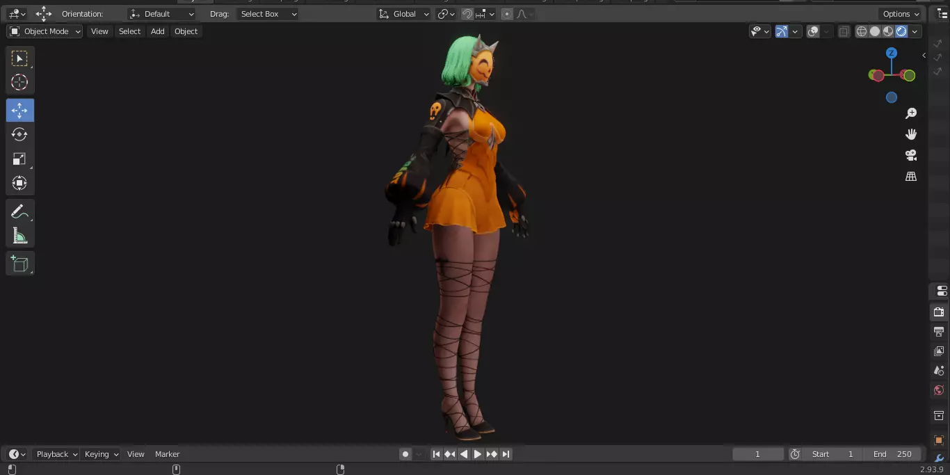 The First Descendant Skin 19 3D model_11