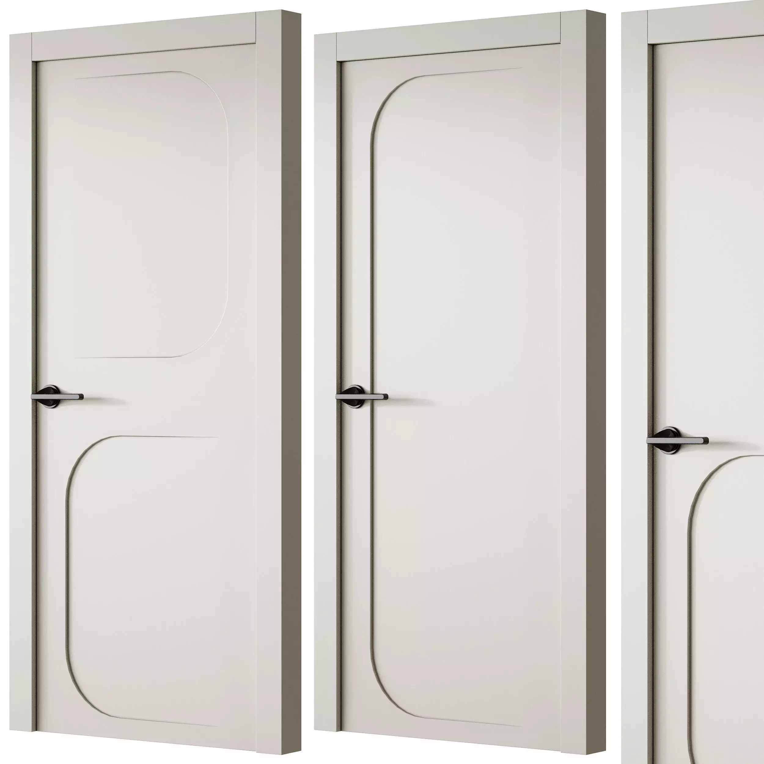 Interior Door 14 2 3D model_0