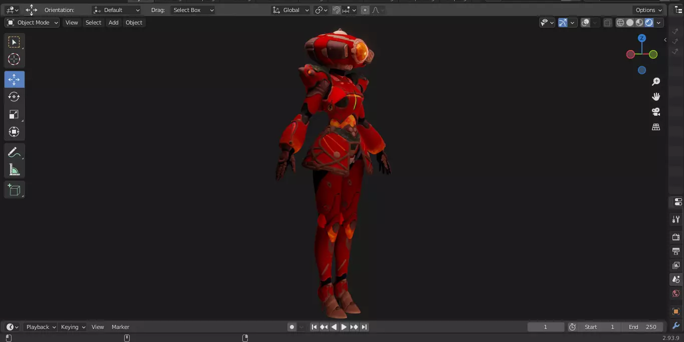 The First Descendant Skin 20 3D model_11