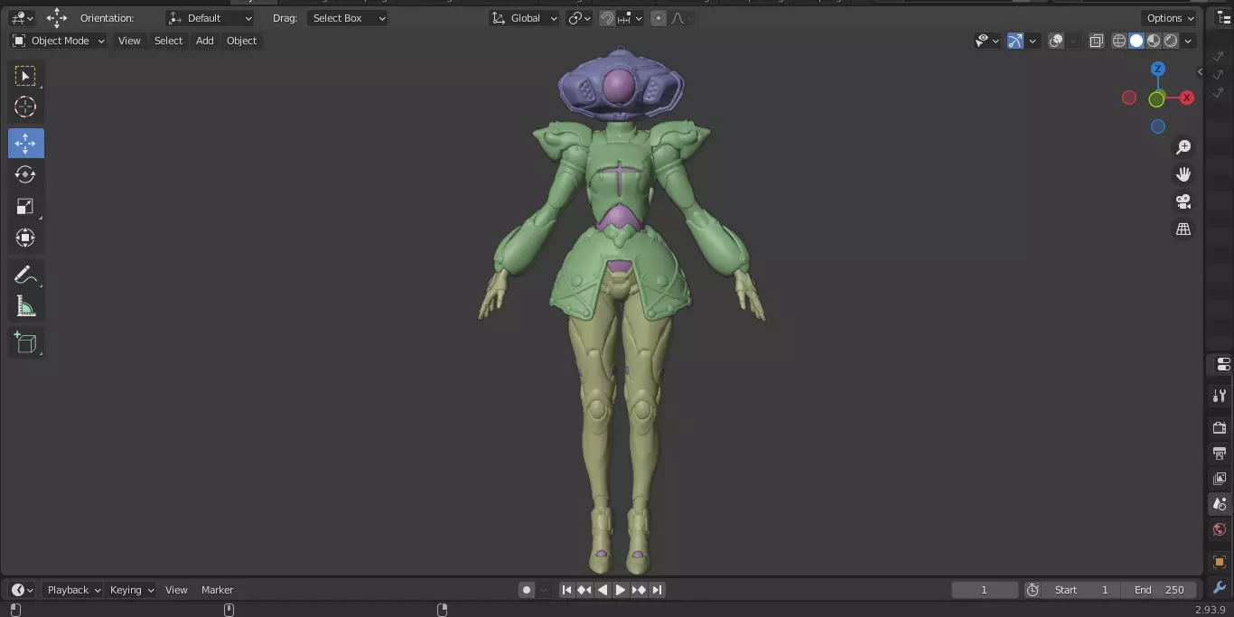 The First Descendant Skin 20 3D model_12