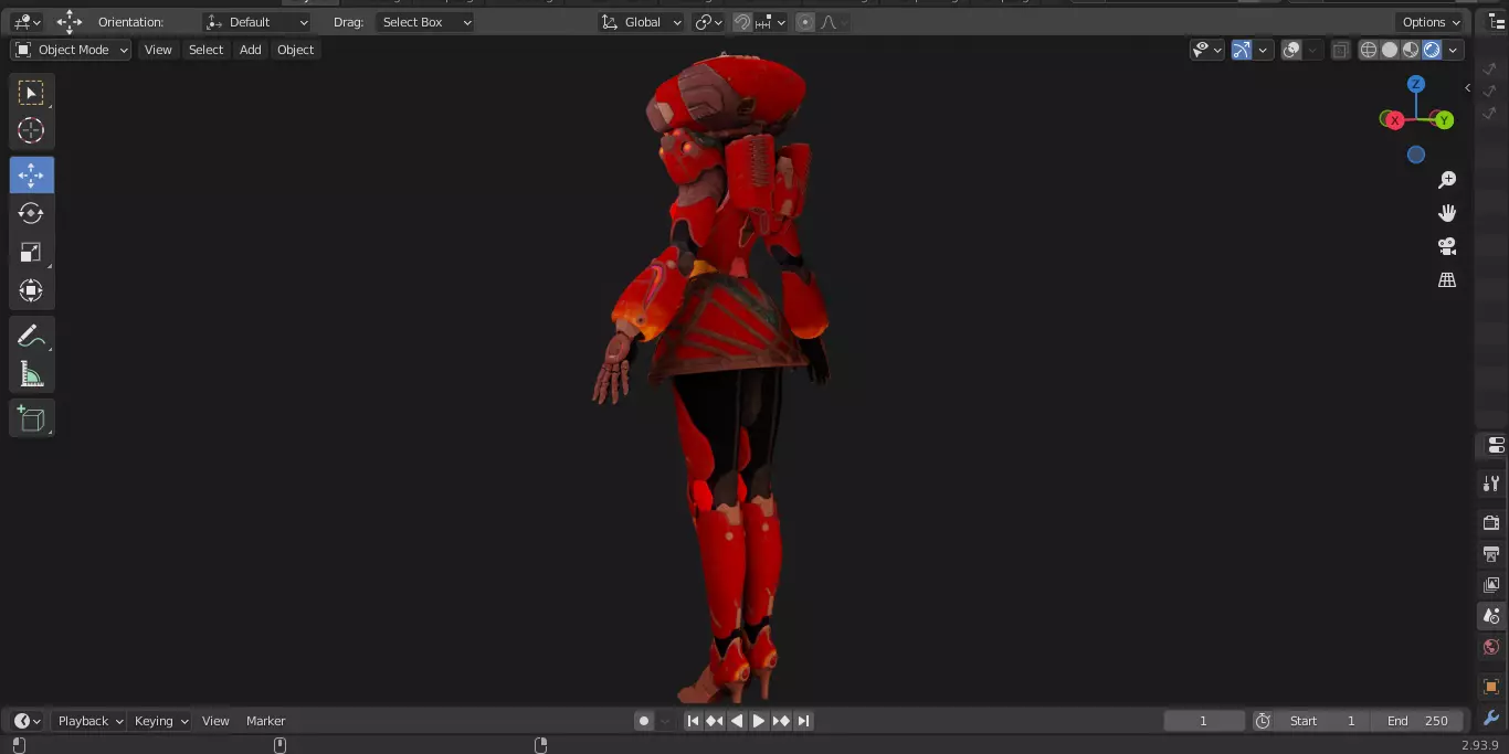 The First Descendant Skin 20 3D model_8
