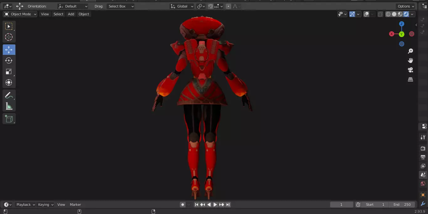The First Descendant Skin 20 3D model_9
