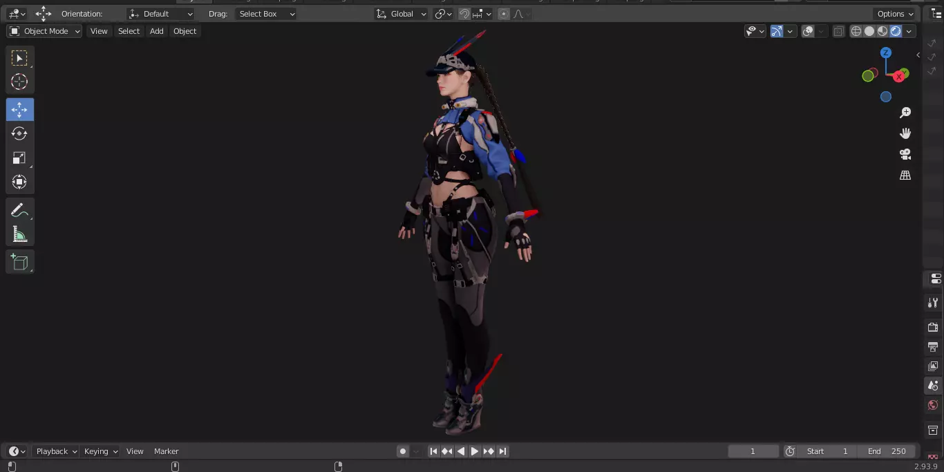 The First Descendant Skin 21 3D model_7