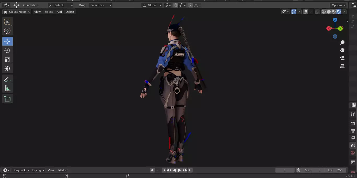 The First Descendant Skin 21 3D model_8