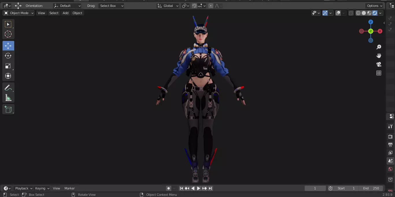 The First Descendant Skin 21 3D model_6