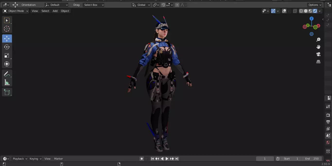 The First Descendant Skin 21 3D model_11