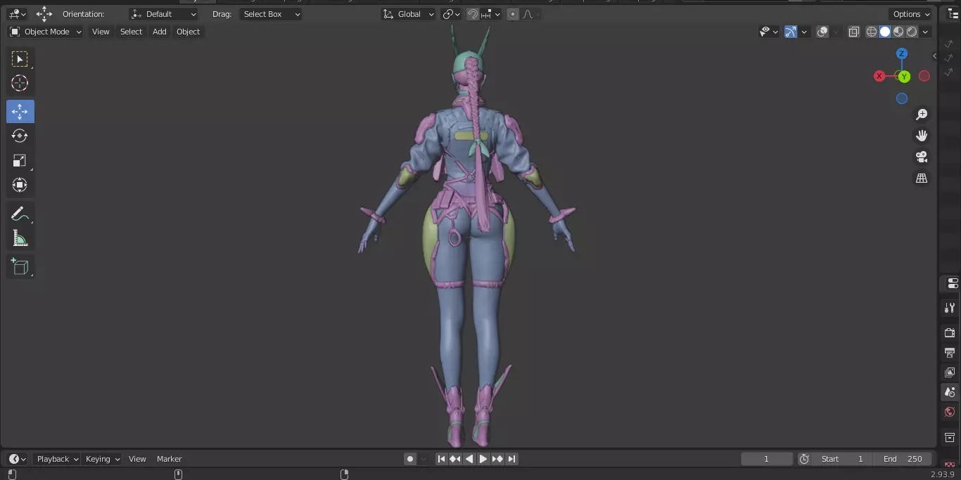 The First Descendant Skin 21 3D model_13