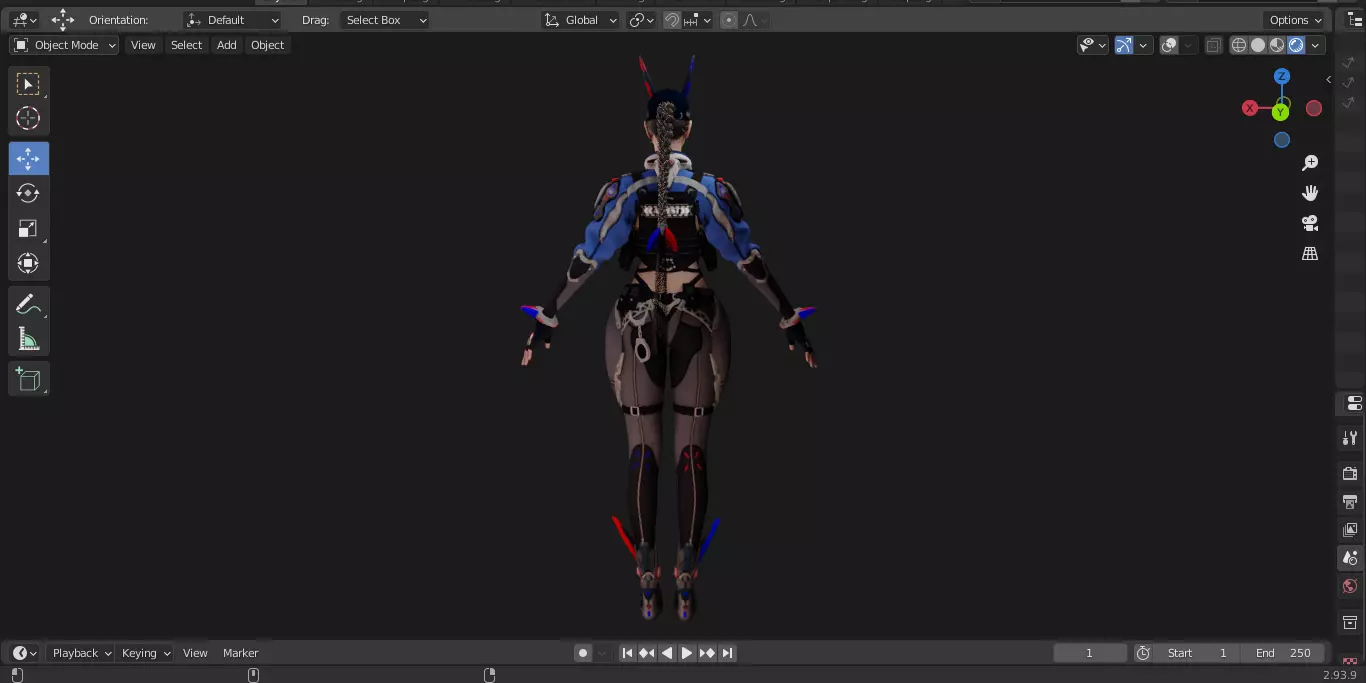 The First Descendant Skin 21 3D model_9