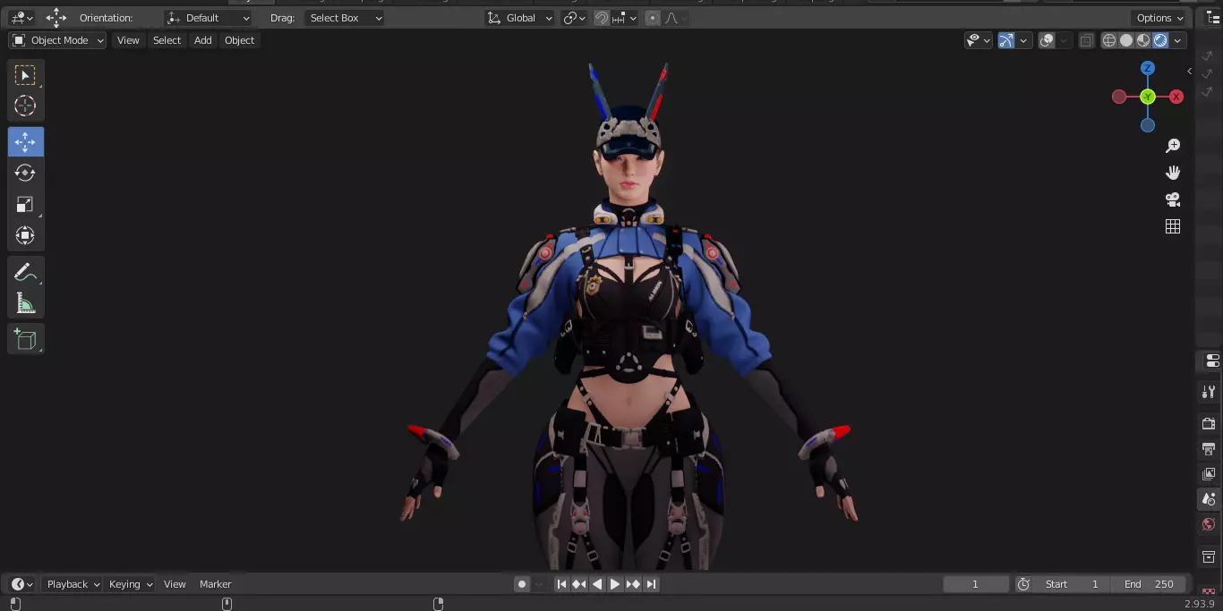 The First Descendant Skin 21 3D model_5