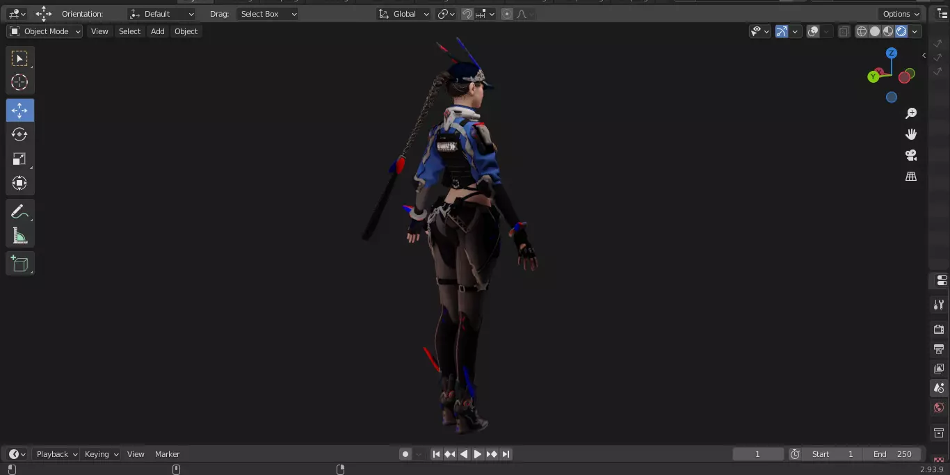 The First Descendant Skin 21 3D model_10