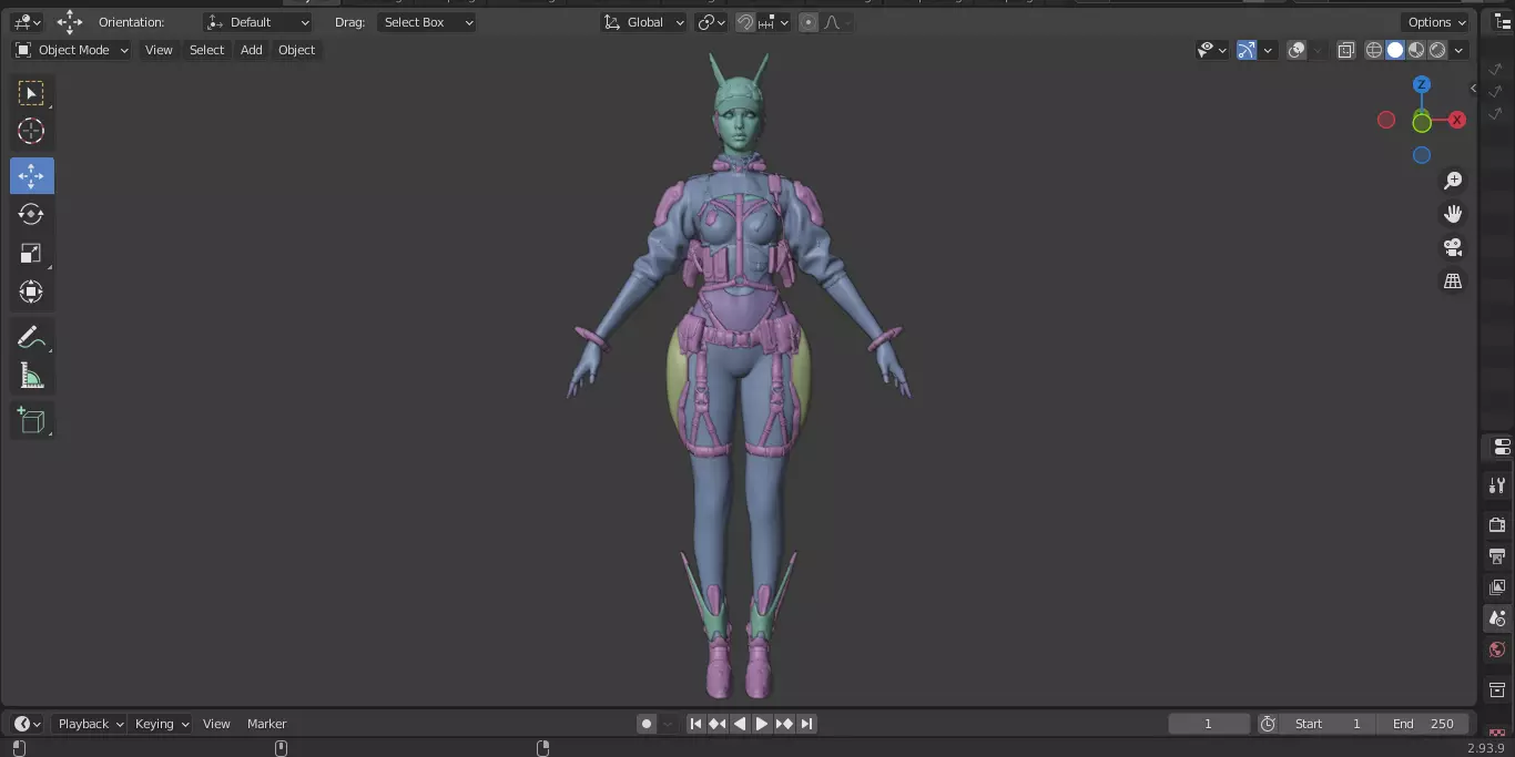The First Descendant Skin 21 3D model_12