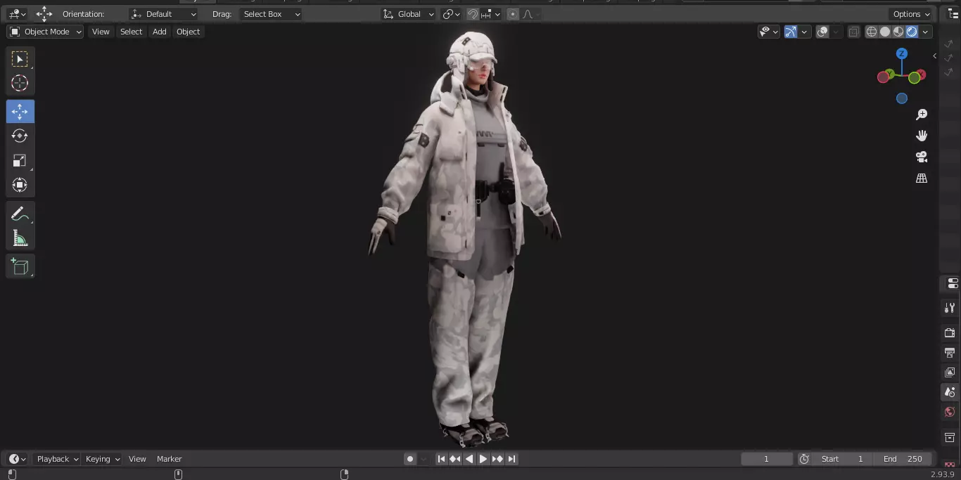 The First Descendant Skin 23 3D model_11