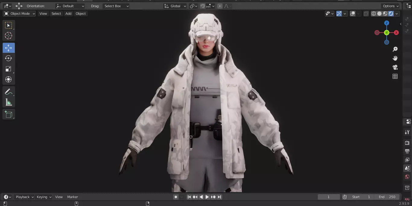 The First Descendant Skin 23 3D model_5