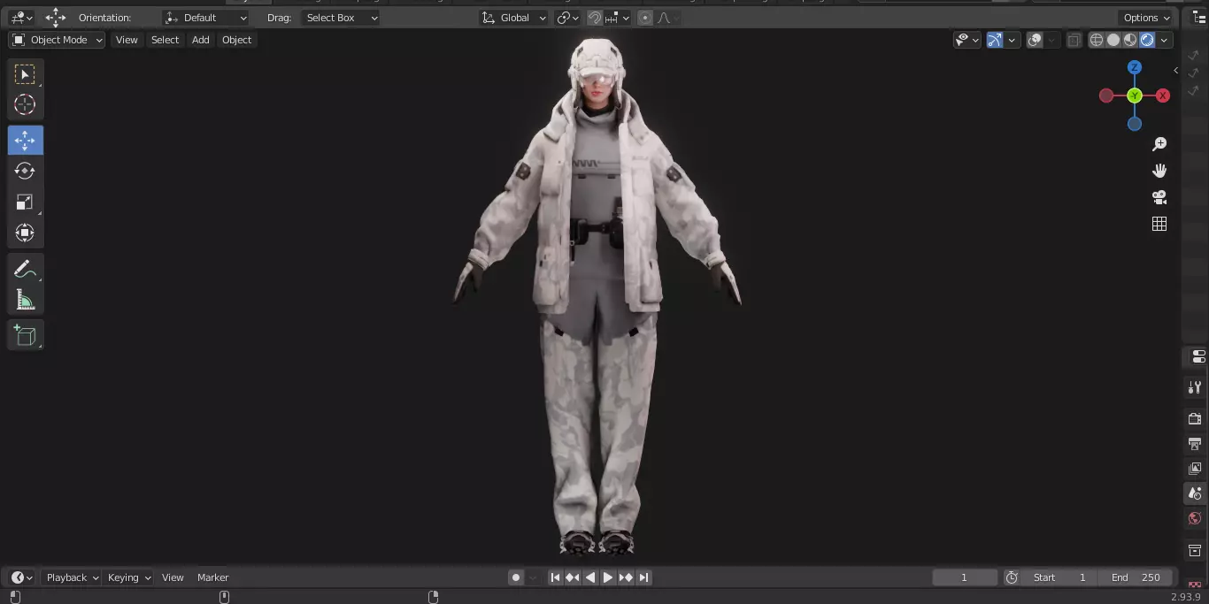 The First Descendant Skin 23 3D model_6