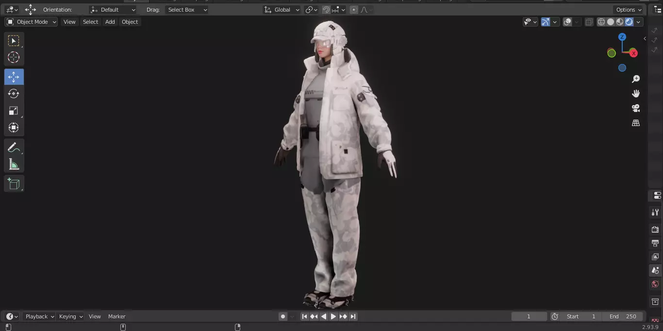 The First Descendant Skin 23 3D model_7