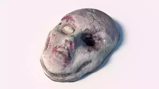 Zombie Face 3D Scan