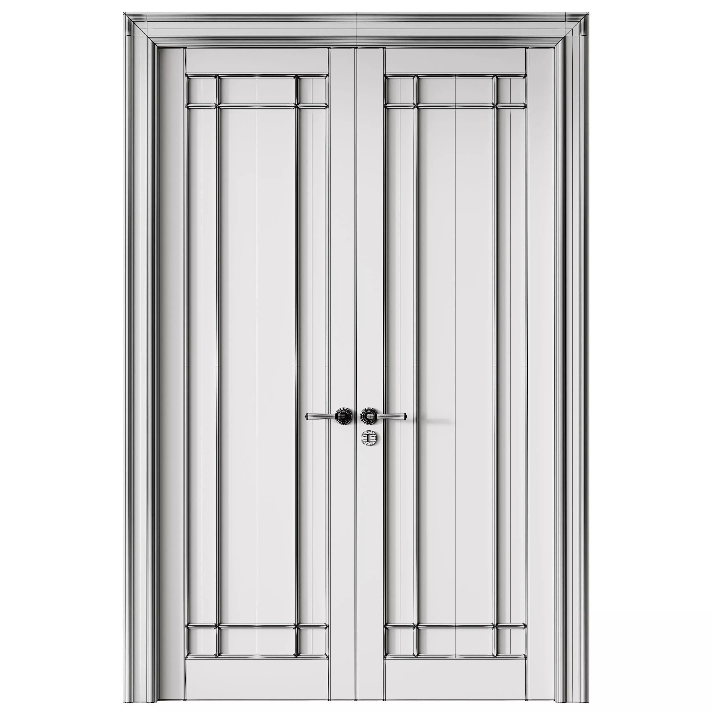 Interior Door 18 3D model_14