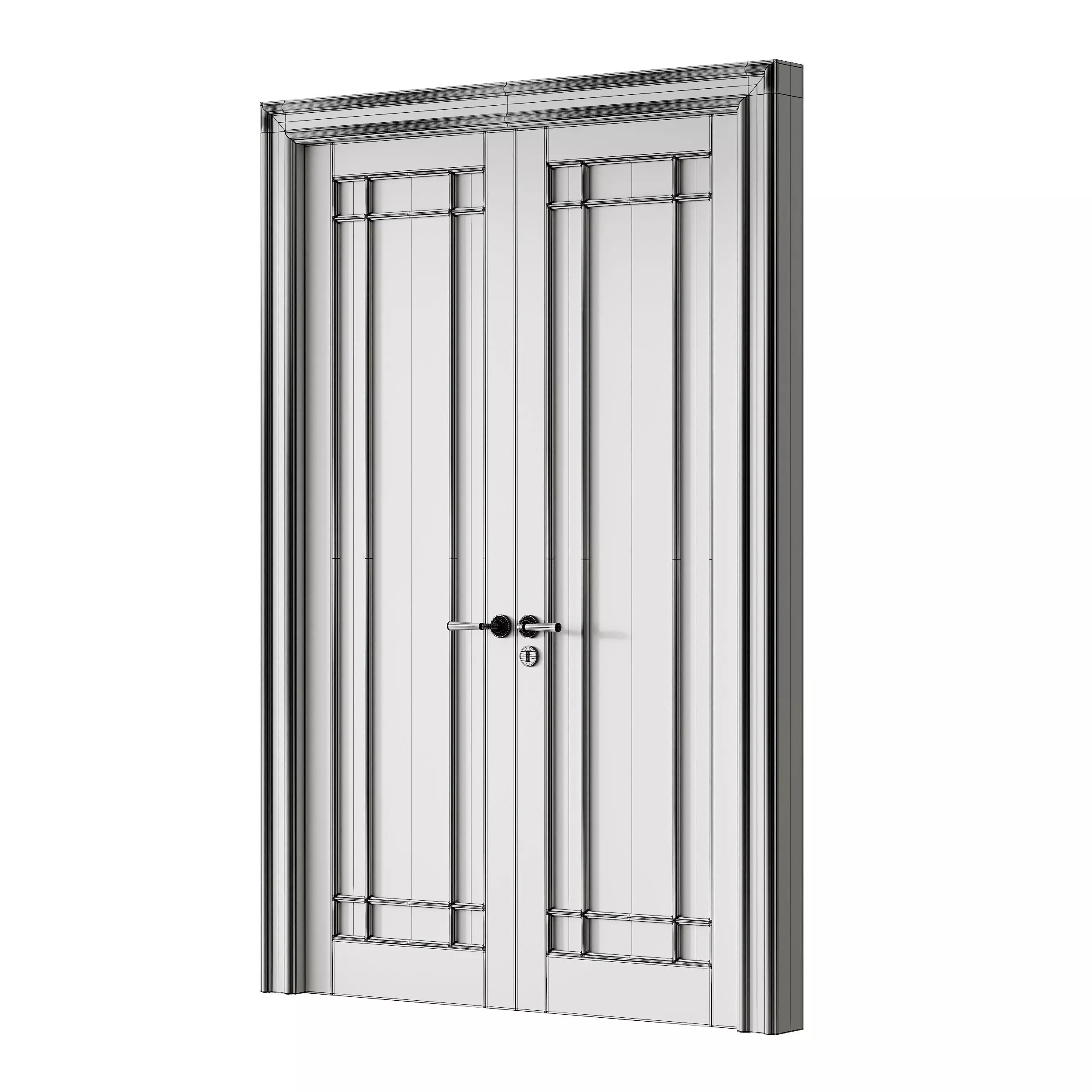 Interior Door 18 3D model_13