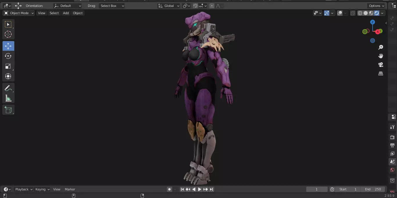 The First Descendant Skin 25 3D model_7