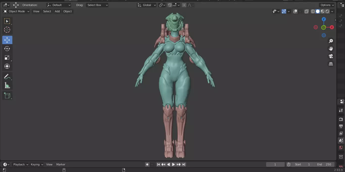 The First Descendant Skin 25 3D model_12