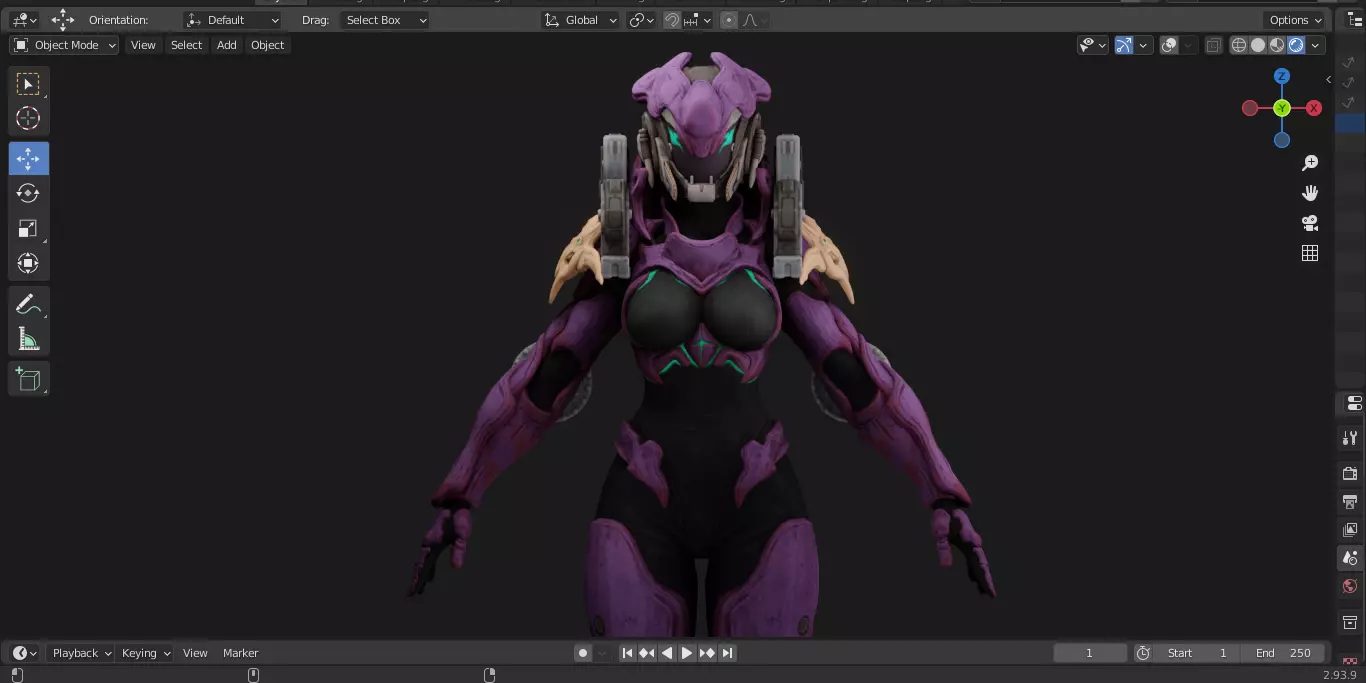 The First Descendant Skin 25 3D model_5