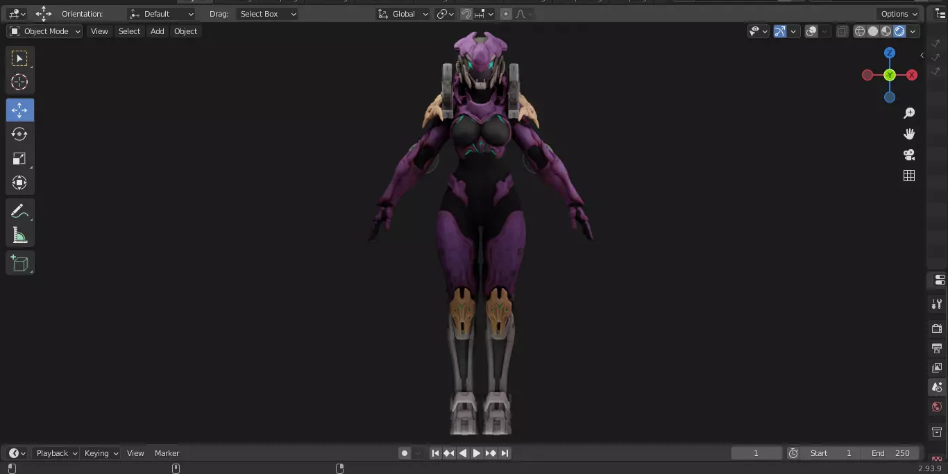 The First Descendant Skin 25 3D model_6
