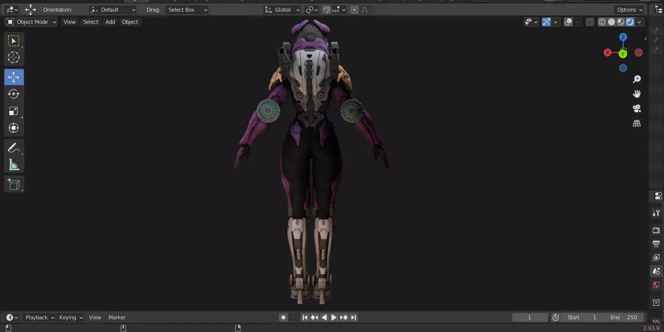 The First Descendant Skin 25 3D model_9