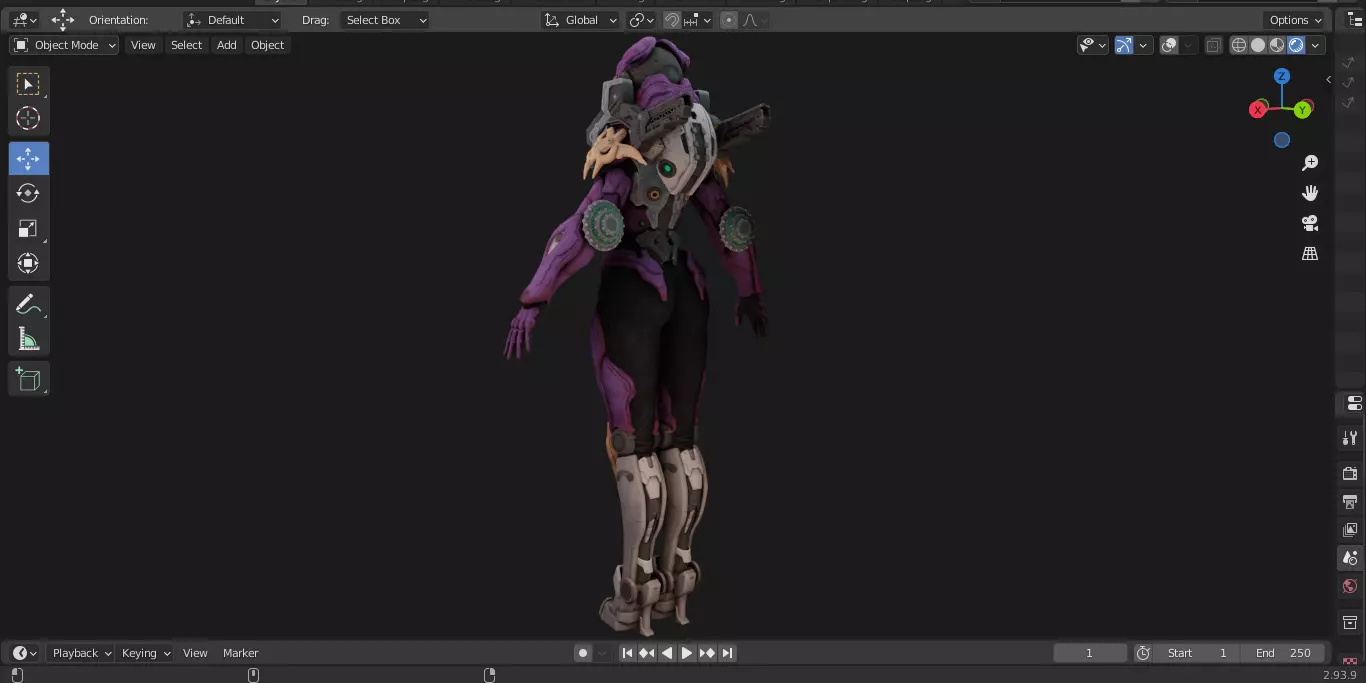 The First Descendant Skin 25 3D model_8
