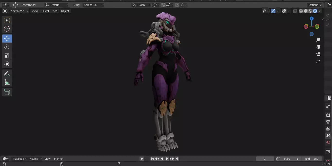 The First Descendant Skin 25 3D model_11