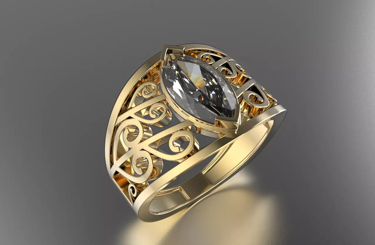 jewelry ring 337 Free 3D print model