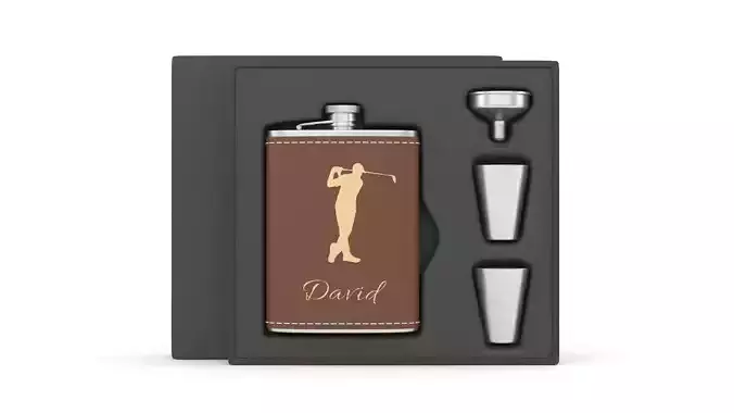 Personalized Flask Set