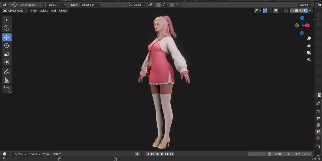 The First Descendant Skin 27 3D model_8