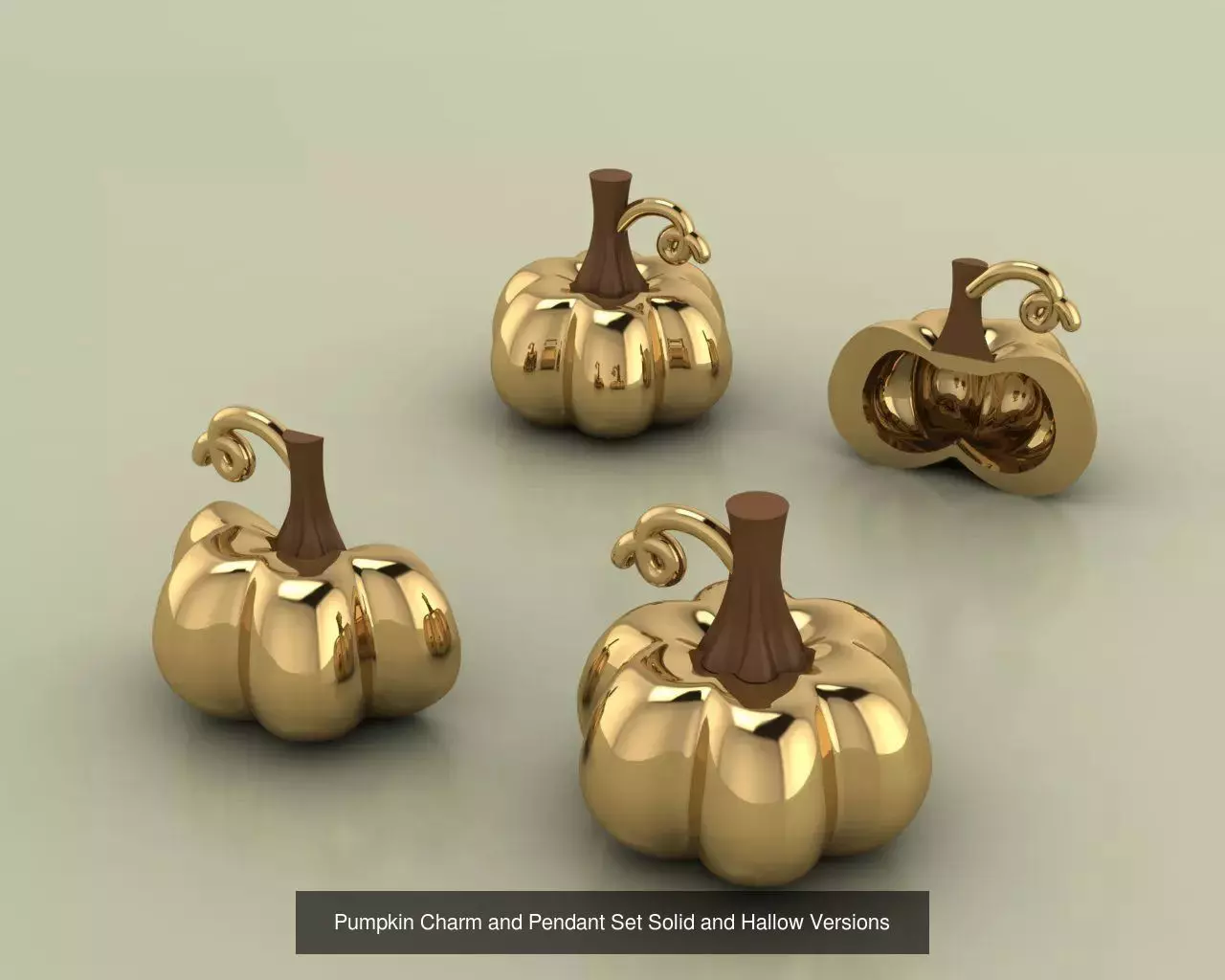 Autumn Cozy Jewelry Collection Pendants Charms Earrings 3D Print _1