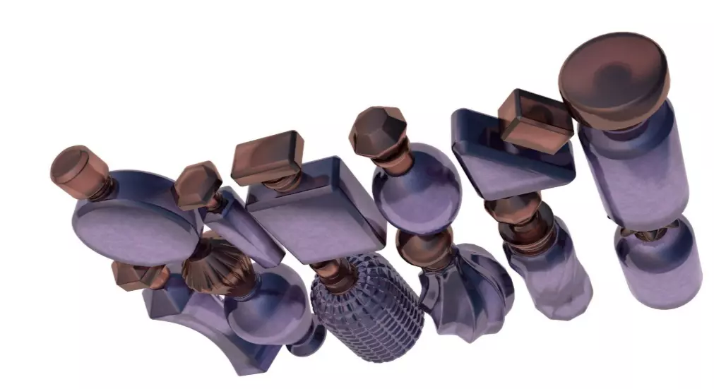 Perfume Bottles Pack 3D model_1