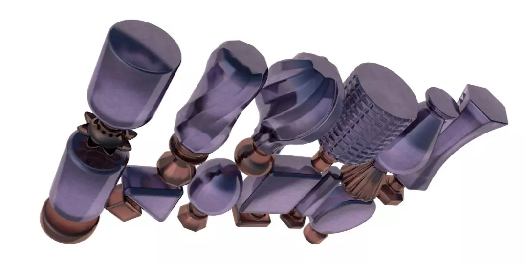 Perfume Bottles Pack 3D model_4