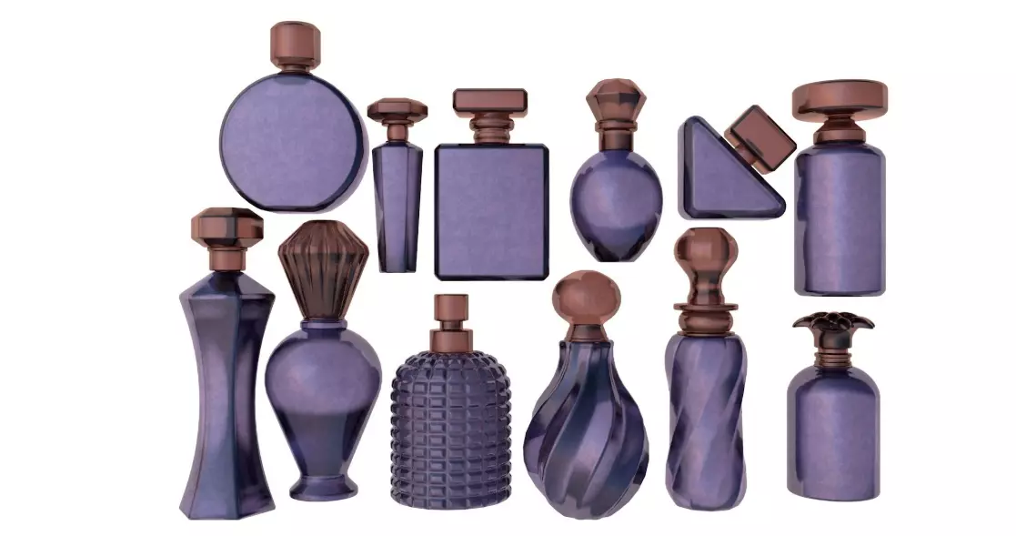 Perfume Bottles Pack 3D model_0