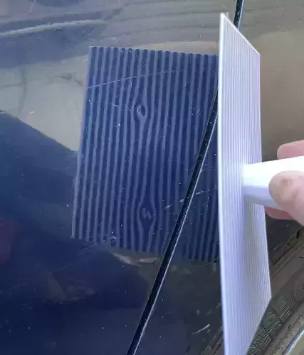Paintless Dent Removal Reflection Board with Striped Pattern PDR
