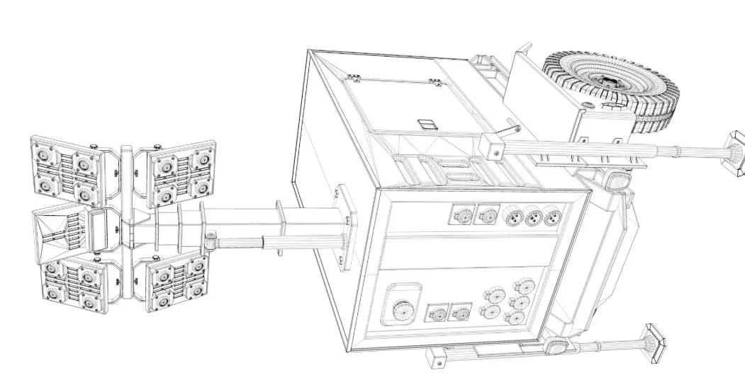 Construction Mobile Light collection 3D model_17