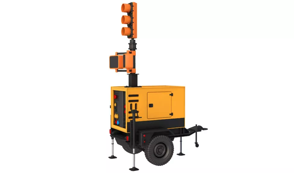 Construction Mobile Light collection 3D model_7