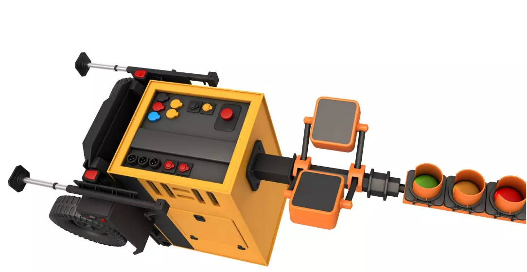 Construction Mobile Light collection 3D model_8