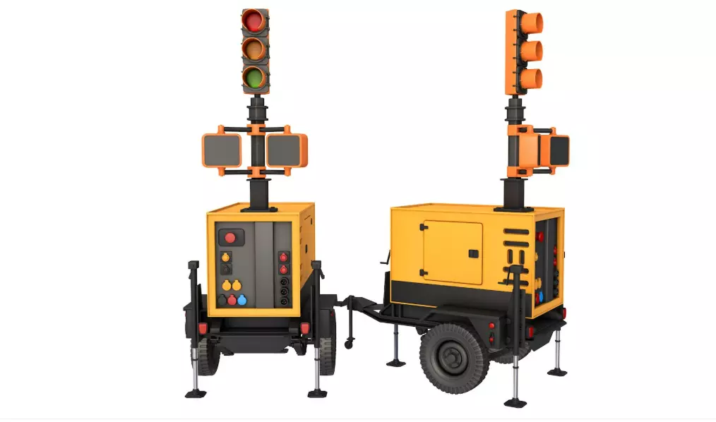 Construction Mobile Light collection 3D model_1