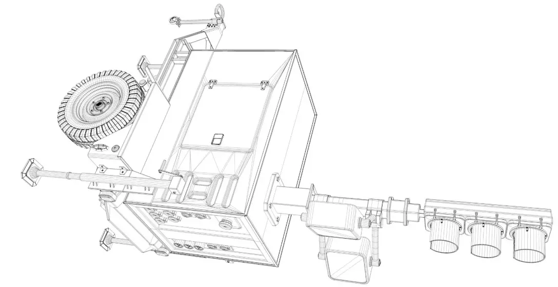 Construction Mobile Light collection 3D model_16
