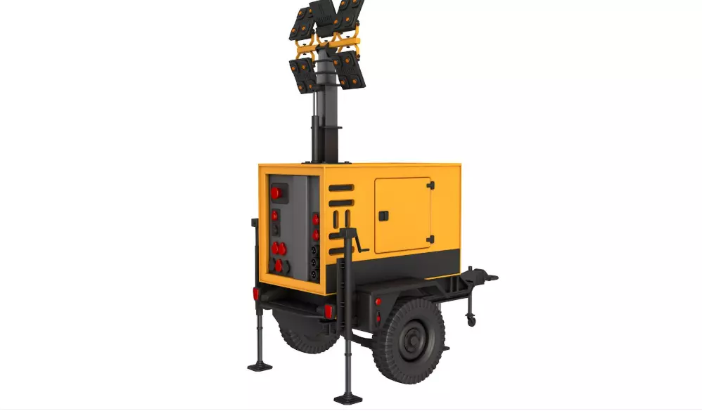 Construction Mobile Light collection 3D model_4