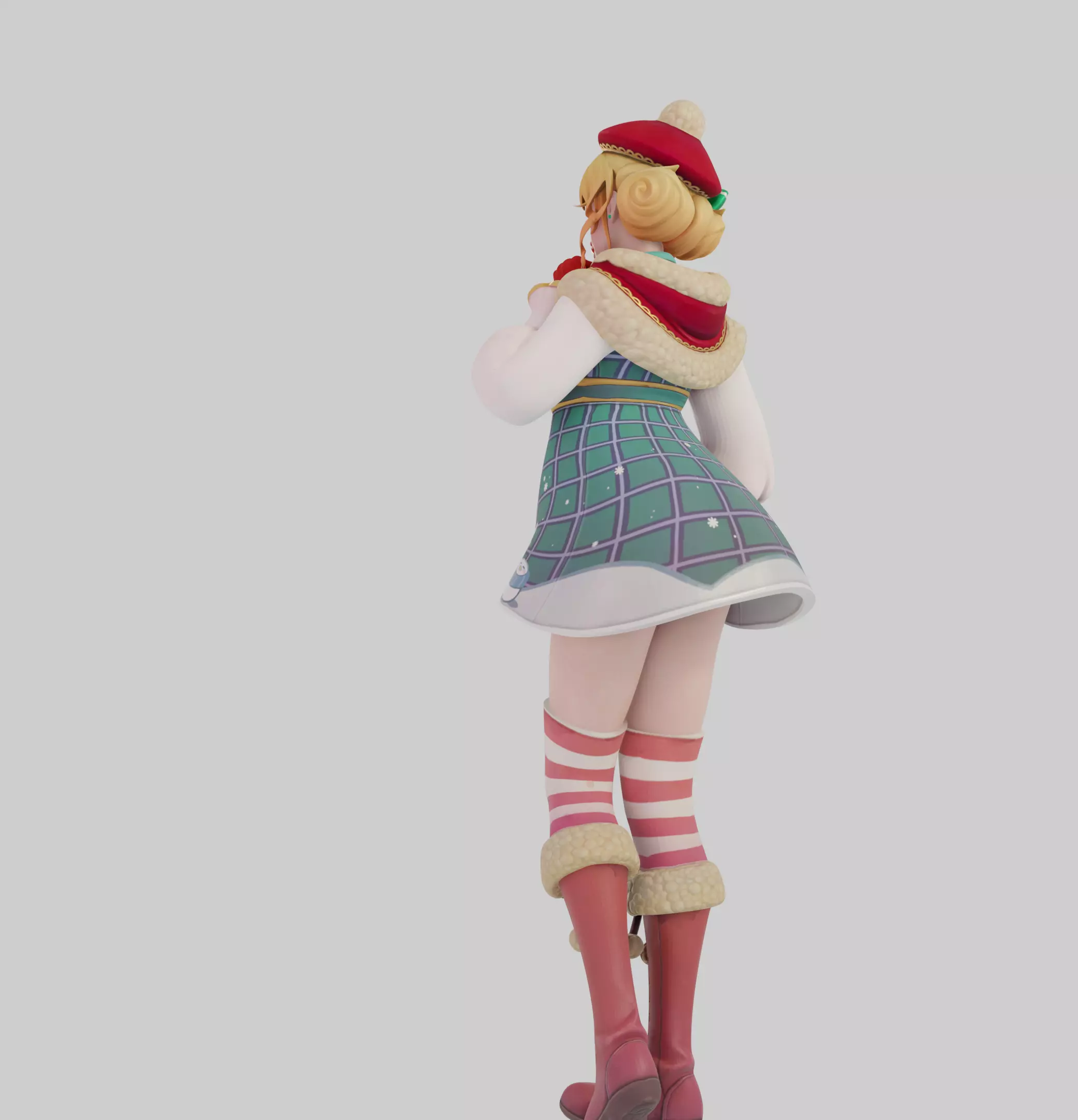 Sexy Holiday Girl 3D print model_2