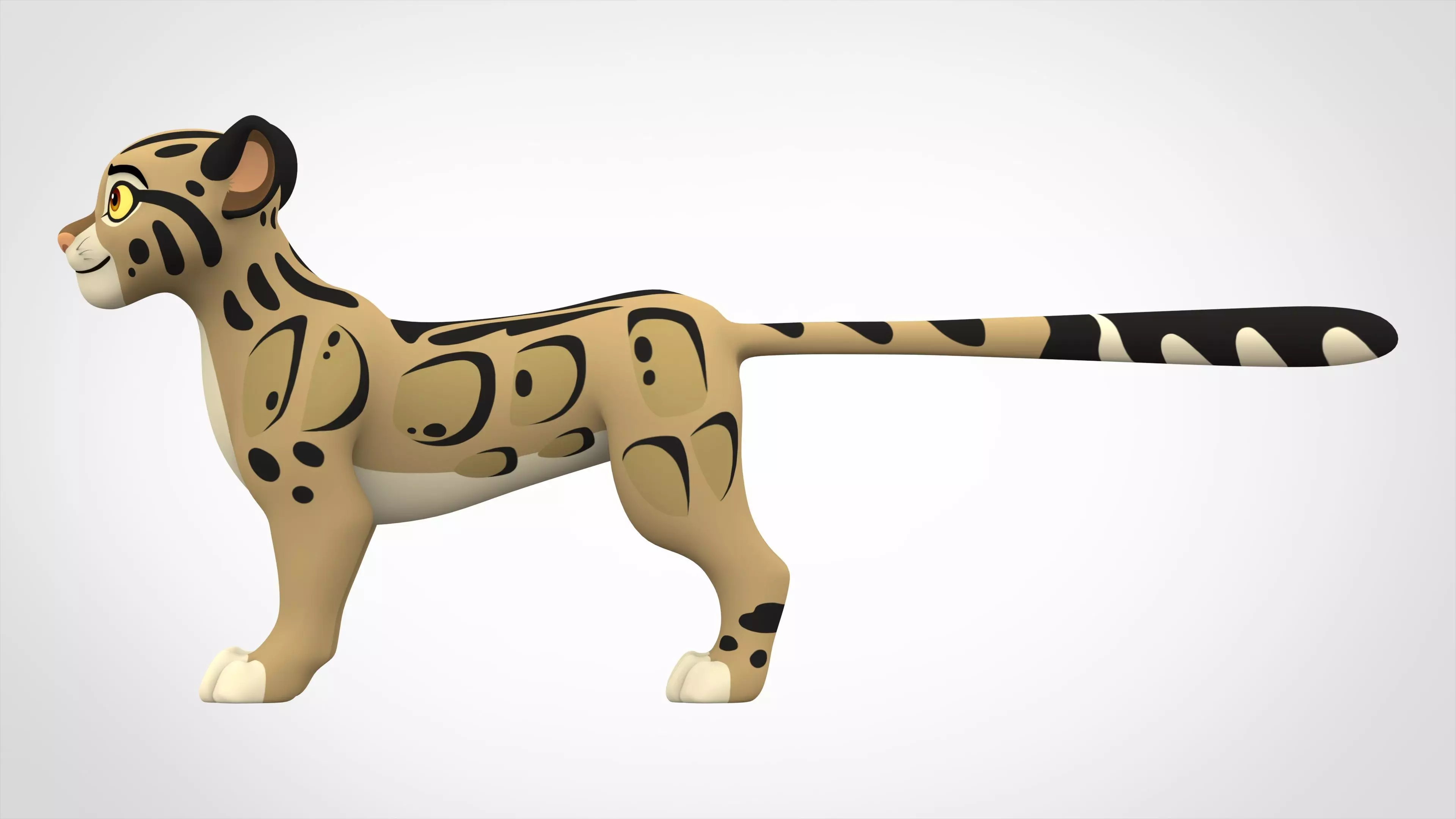 Yun Mibu Low-poly 3D model_2