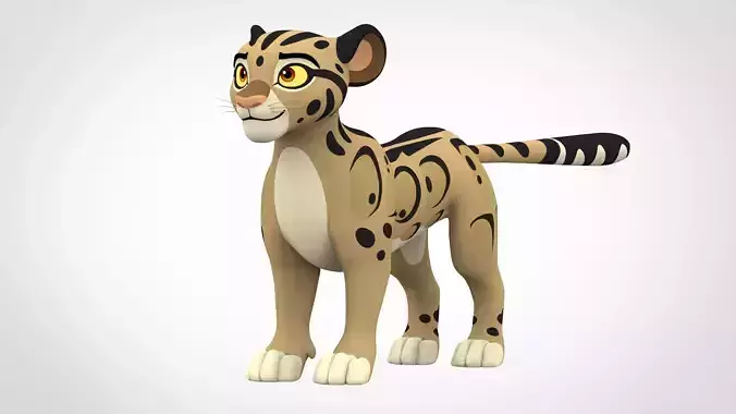 Yun Mibu Low-poly 3D model Yun Mibu Low-poly 3D model